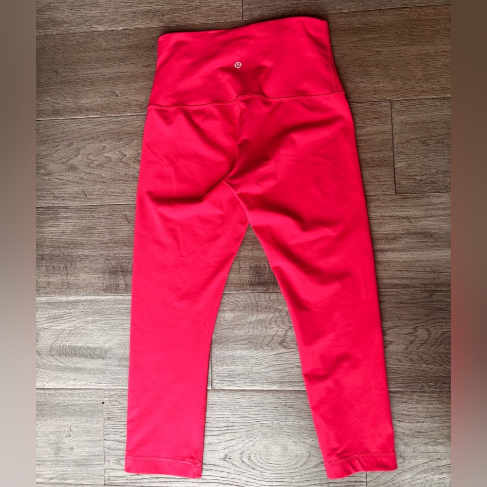 Lululemon Align Crop 22”- Size 8 (Pink / Raspberry) - Picture 2 of 6